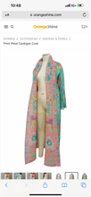 Load image into Gallery viewer, Print Pleat Cardigan Coat
