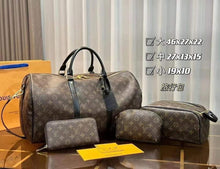Load image into Gallery viewer, Louis Vuitton 3 piece Travel Set
