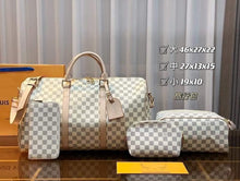 Load image into Gallery viewer, Louis Vuitton 3 piece Travel Set
