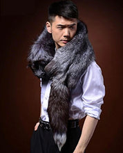 Load image into Gallery viewer, Luxurious Full-Length Fox Fur Scarf: Realistic Eyes and Movable Mouth Design, Combining Style and Warmth for Winter

