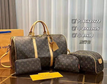 Load image into Gallery viewer, Louis Vuitton 3 piece Travel Set
