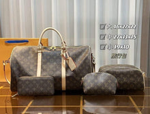 Load image into Gallery viewer, Louis Vuitton 3 piece Travel Set
