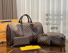 Load image into Gallery viewer, Louis Vuitton 3 piece Travel Set
