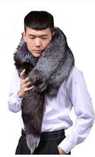 Load image into Gallery viewer, Luxurious Full-Length Fox Fur Scarf: Realistic Eyes and Movable Mouth Design, Combining Style and Warmth for Winter
