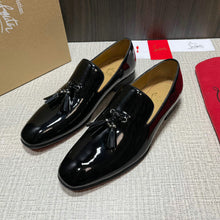 Load image into Gallery viewer, Christian Louboutin’s patent leather men shoes
