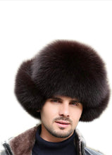 Load image into Gallery viewer, Real Fox Fur Russion Hat

