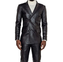 Load image into Gallery viewer, Custom Made Men Leather Suit
