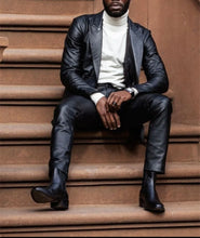 Load image into Gallery viewer, Custom Made Men Leather Suit
