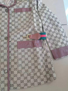 Gucci Women’s monogram trench coat
