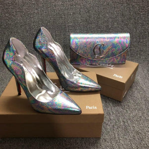 Christian Louboutins w/ matching purse