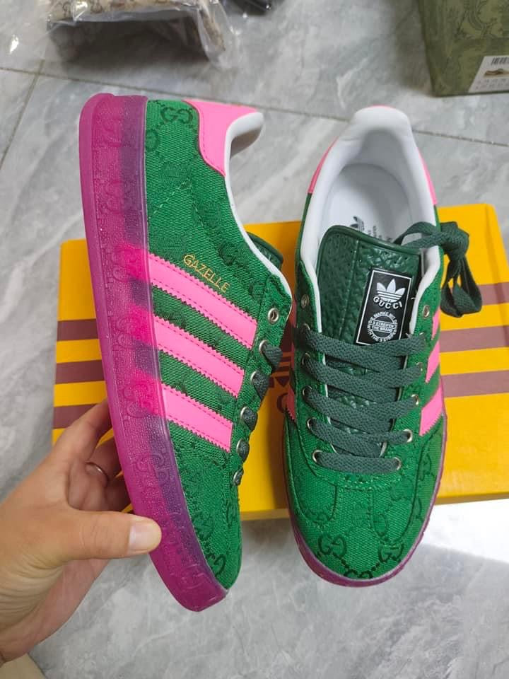 Gucci Green/Pink Adidas