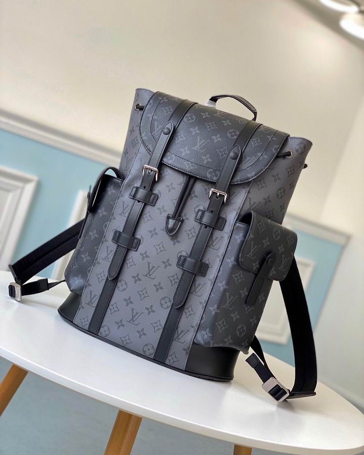 LV Grey Book Bag