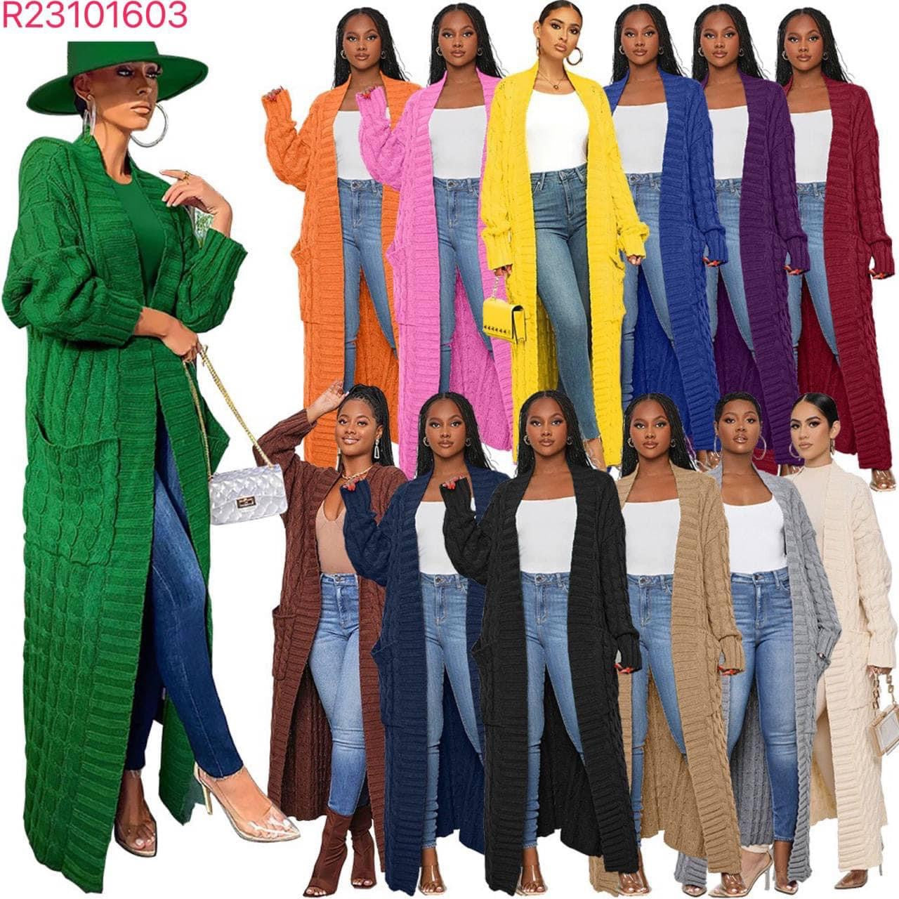Long Comfortable Cardigan Women Sweaters