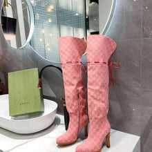 Load image into Gallery viewer, Thigh High Gucci/ Louis Vuitton Boots
