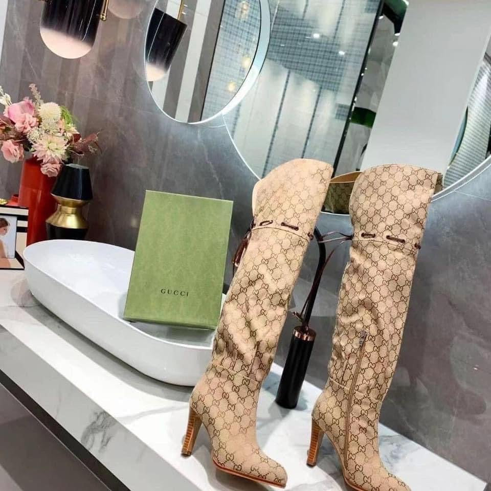 Thigh High Gucci/ Louis Vuitton Boots