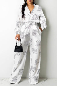E SHOW multi set long sleeve long wide leg