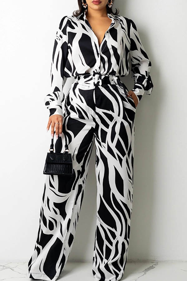 E SHOW multi set long sleeve long wide leg