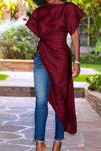 Load image into Gallery viewer, MAXI DRESSES LONG SLEEVE ROUND NECK
