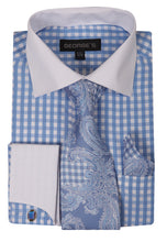 Load image into Gallery viewer, Checkered shirt with tie
