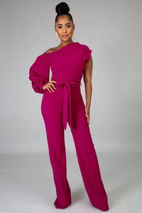 One shoulder Jumpsuit
