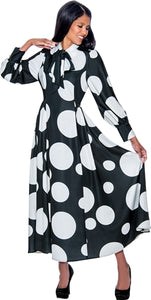 Dot Maxi Dress By Nubiano Dress 1211