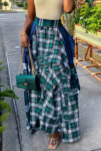 E Show MAXI SKIRT MULTI COLOR