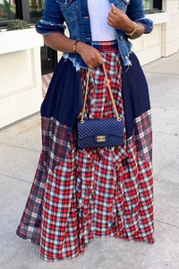 E Show MAXI SKIRT MULTI COLOR