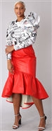 For Her 8687 Ruffle Shoulder