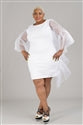 Load image into Gallery viewer, Karen T Dress 9095 Sheer Sleeve Dress
