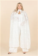 Karen T design 9154 Lace Duster 2pc Pant set