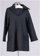 Moonlight 7965 Long Sleeve Zipper Neck Tunic Top
