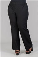 Sejour T79603W Stretch Woven 4 Pocket Plus Size Pant