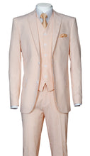Load image into Gallery viewer, 3pc seersucker suit with vest.
