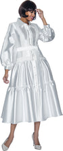 Load image into Gallery viewer, Terramina Belted Tiered Skirt Dress
