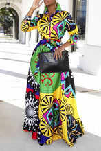Load image into Gallery viewer, MULTI MAXI DRESSES LONG SLEEVE

