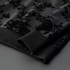 DYXUE Brand 2022 spring autumn new European personalized jacquard flocking sweater men's trend Pullover bottomed long sleeve