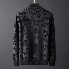 Load image into Gallery viewer, DYXUE Brand 2022 spring autumn new European personalized jacquard flocking sweater men&#39;s trend Pullover bottomed long sleeve
